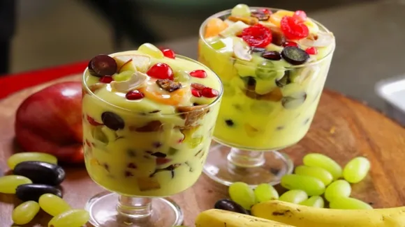 fruit custard recipe , ফ্রুটস কাস্টার্ড রেসিপি