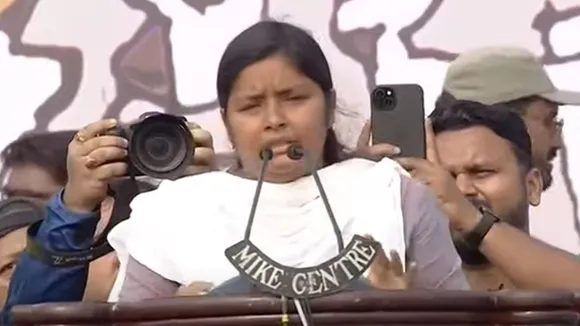 DYFI Brigade CPIM Minakshi Mukherjee speach