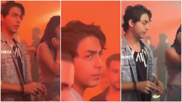 Shah Rukh Khan son aryaan Khan new year with Alcohol