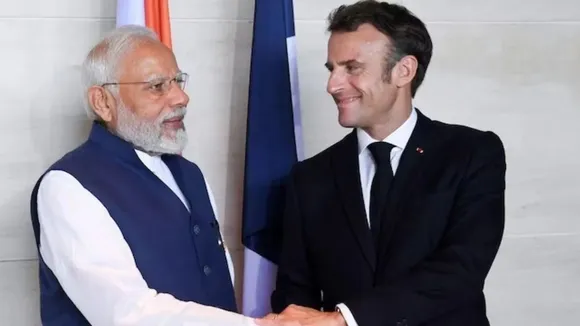 PM Narendra Modi, French President Macron visit Jaipur, pm modi road show