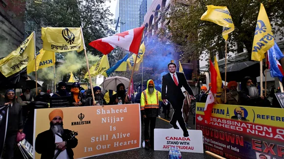 FILE PHOTO: Protest outside India’s consulate in Toronto