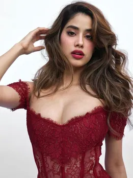 Valentine day janhvi kapoor look photos fashion tips gujarati news