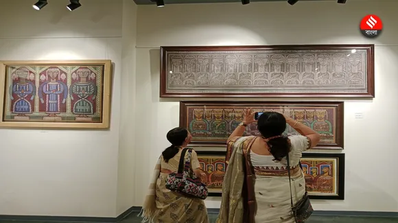 controversy over jamini roy painting exhibition , কলকাতার মিডলটন আর্ট গ্যালারীতে যামিনী রায়ের চিত্র প্রদর্শনী নিয়ে চরম বিতর্ক