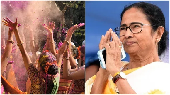 Narendra Modi and Mamata Banerjee wishes Happy Holi 2024