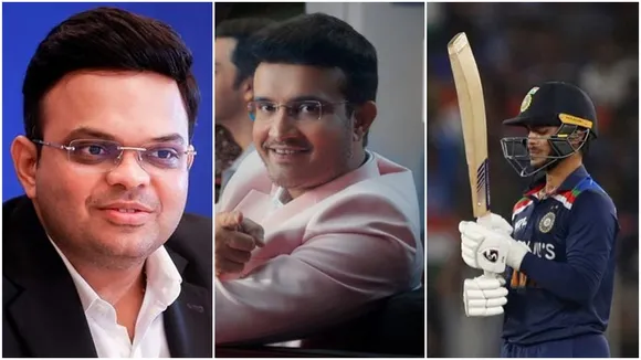 Jay Shah, Sourav Ganguly, Ishan Kishan