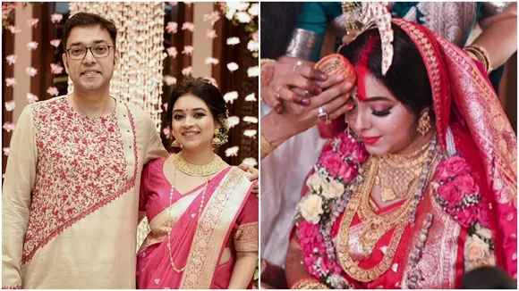 Anupam Roy prasmita and kanchan Shreemoyi got married today tollywood weddings