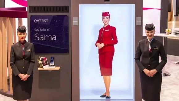 ai air hostess, ai sama, qatar airways, qatar airways careers, qatar airways sama, qatar airways air hostess, qatar airways air hostess dress, qatar airways AI air hostess, Digital Human, Digital Human avatar, Tech News, Technology News, AI News, ai air hostess News