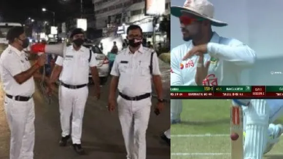Kolkata Police trolls Najmul Hossain Shanto, Bangladesh vs Sri Lanka, BAN vs SL, কলকাতা পুলিশ, নাজমুল হোসেন শান্ত, বাংলাদেশ ক্রিকেট