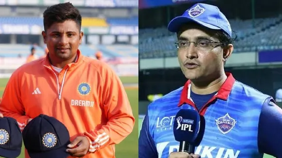 Sarfaraz Khan, Sourav Ganguly, Delhi Capitals