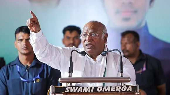 Kharge election rally