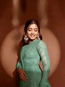 Rashmika Mandanna Anarkali Dress