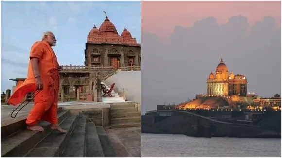 Narendra Modi, Kanyakumari’s Vivekananda Rock, নরেন্দ্র মোদী, কন্যাকুমারীর বিবেকানন্দ রক,