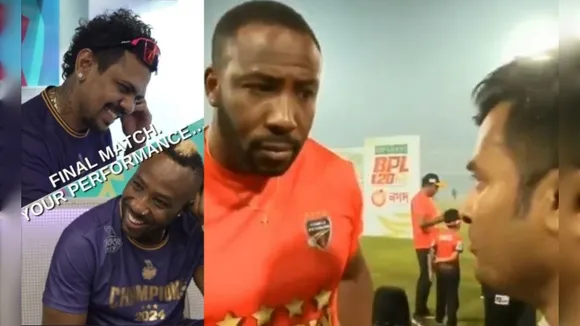 Andre Russell Sunil Narine Viral Interview Question