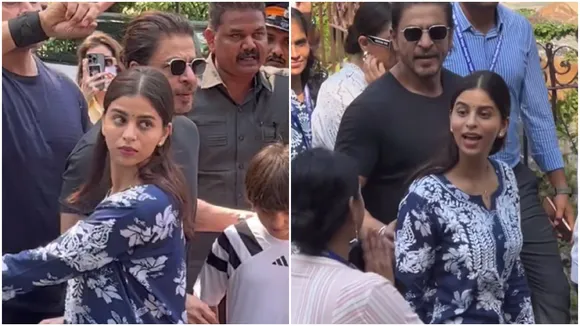 shah rukh khan, suhana khan, srk suhana, suhana khan news, loksabha elections, srk cast vote