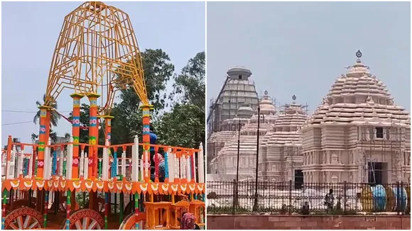 making rath is going on and increasing speculation about inauguration Jagannath temple in Digha