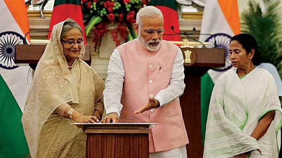 Pm Narendra Modi, Sheikh Hasina, Mamata Banerjee