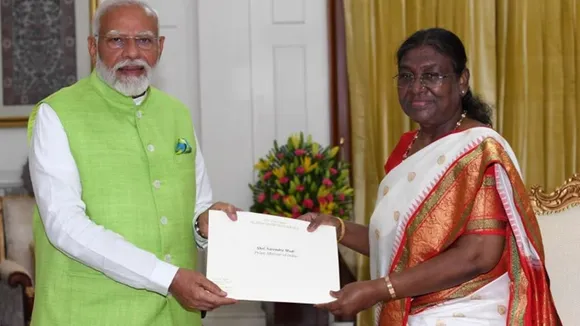 Prime Minister Narendra Modi, President Droupadi Murmu, প্রধানমন্ত্রী নরেন্দ্র মোদী, রাষ্ট্রপতি দ্রৌপদী মুর্মু