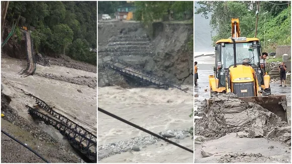 Sikkim Landslide, Disaster, Flood Situation