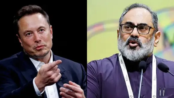 Elon Musk, Rajeev Chandrasekhar