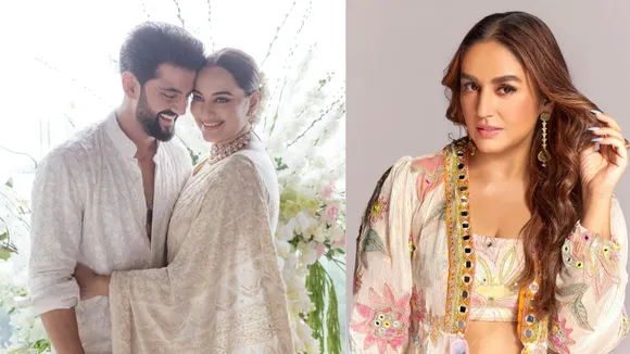 Huma Qureshi seen in Sonakshi Sinha wedding with rumored boyfriend Rachit Singh