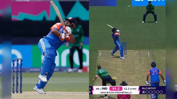 Rishabh Pant Reverse Scoop Six: