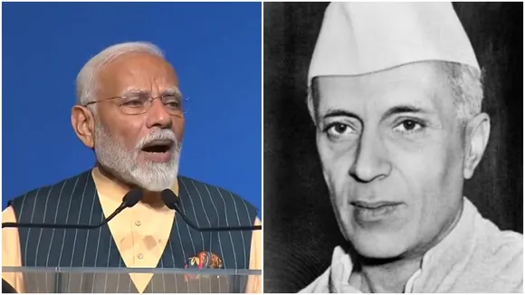 Nehru, Modi, নেহরু, মোদী,