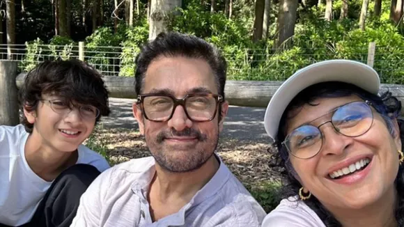 Aamir Khan and Kiran Rao together celebrate the holiday