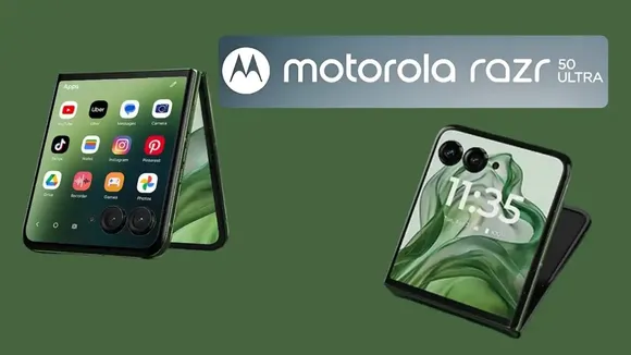 Motorola,Motorola Razr 50,Motorola Latest Smartphone, Motorola,Motorola New Phone,Motorola Razr 50 Ultra, Motorola Razr 50 Ultra, Motorola Razr 50 Ultra India, Motorola Razr 50 Ultra Launch, Motorola Razr 50 Ultra Amazon, Foldable Phones, Motorola Foldable Phone, Clamshell Foldable, Snapdragon 8s Gen 3, AI Camera Features, Tech News