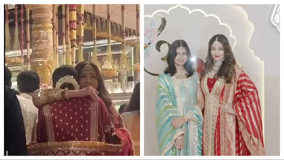 Aishwarya Rai Bachchan hugged Deepika Padukone at Anant Ambani and Radhika Merchant's wedding