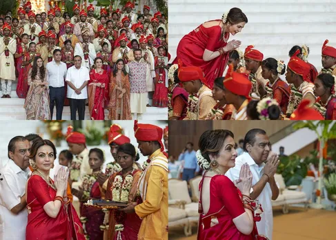 Anant-Radhika's wedding rituals started with the group marriage