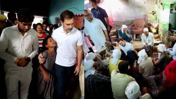 rahul gandhi at hathras