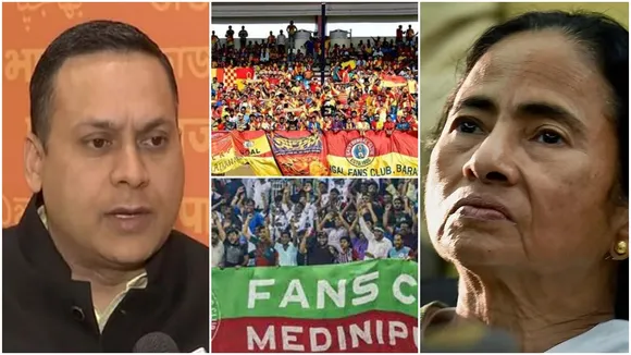 Mohun Bagan-East Bengal derby canceled due to RG kar case, Amit Malviya slams Mamata Banerjee, মোহনবাগান বনাম ইস্টবেঙ্গল, ডার্বি বাতিল, অমিত মালব্য, মমতা ব্যানার্জি, আরজি কর