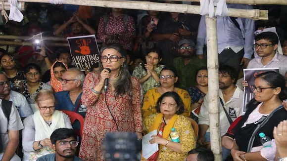 aparna sen faces insults on the rally behalf of protest on rg kar incident, আরজি কর, অপর্ণা সেন, চিকিৎসক খুন