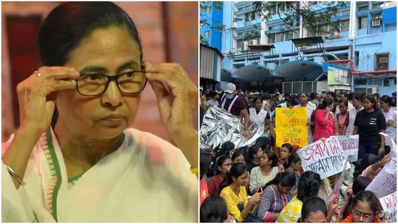 CM Mamata Banerjee at RG Kar's slain doctor's house, মুখ্যমন্ত্রী, মমতা বন্দ্যোপাধ্যায়, আরজি কর