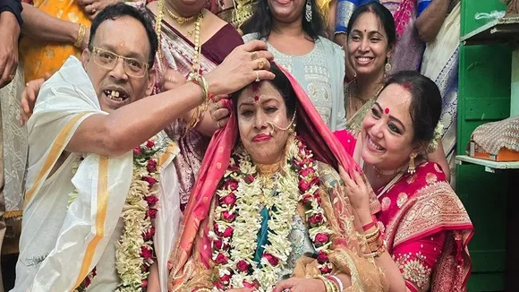 Bengali actress aparajita Adhya shared her brother's marriage picture tollywood news