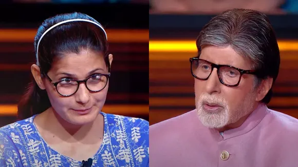 Amitabh Bachchan gets emotional over a contestant's life journey