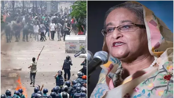 Bangladesh Protesters in Dhaka