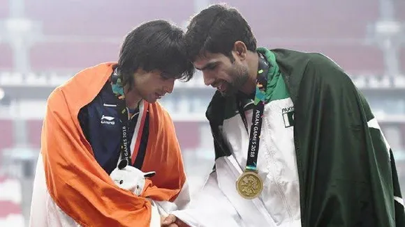 Neeraj Chopra Arshad Nadeem at Paris Olympics