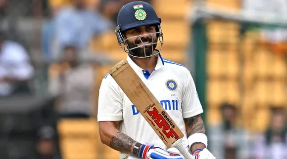  Virat Kohli scores 9000 runs in Test cricket; India vs New Zealand 1st Test Bengaluru Tamil News 