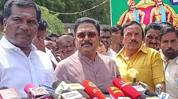 TTV Dhinakaran speak about Edappadi K Palaniswami in Tiruppattur Sivaganga Tamil News