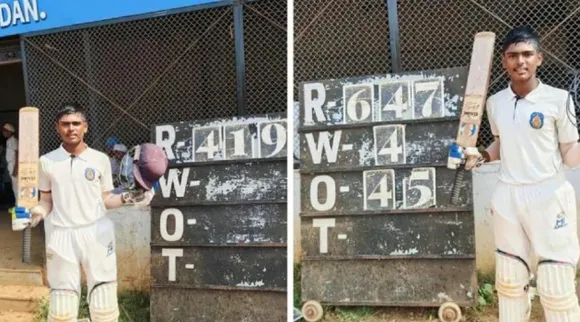 Mumbai Ayush Shinde unbeaten 419 runs Harris Shield record books Tamil News