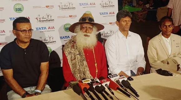 Sadhguru skips question asked about Indian spinner R ashwin at press meet Coimbatore Tamil News