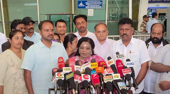 Tamilisai Soundararajan attacks on DMK GOVT coimbatore press meet Tamil News 