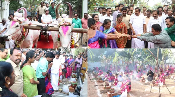 Pongal festival KN Nehru