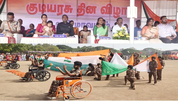 குடியரசு தின விழா கொண்டாட்டம்: நலத்திட்ட உதவிகள் வழங்கிய கடலூர் மாவட்ட ஆட்சியர்!
