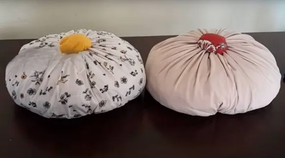pillow in old cloths