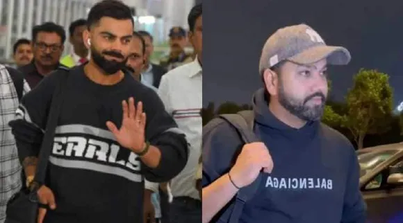 video Rohit Sharma Virat Kohli Arrive In Nagpur For IND vs ENG ODI Series pitch report Tamil News