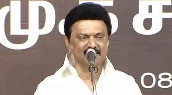 MK Stalin In Avadi