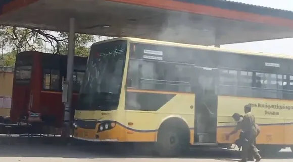 Bus smoke