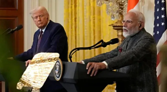 trumph and modi